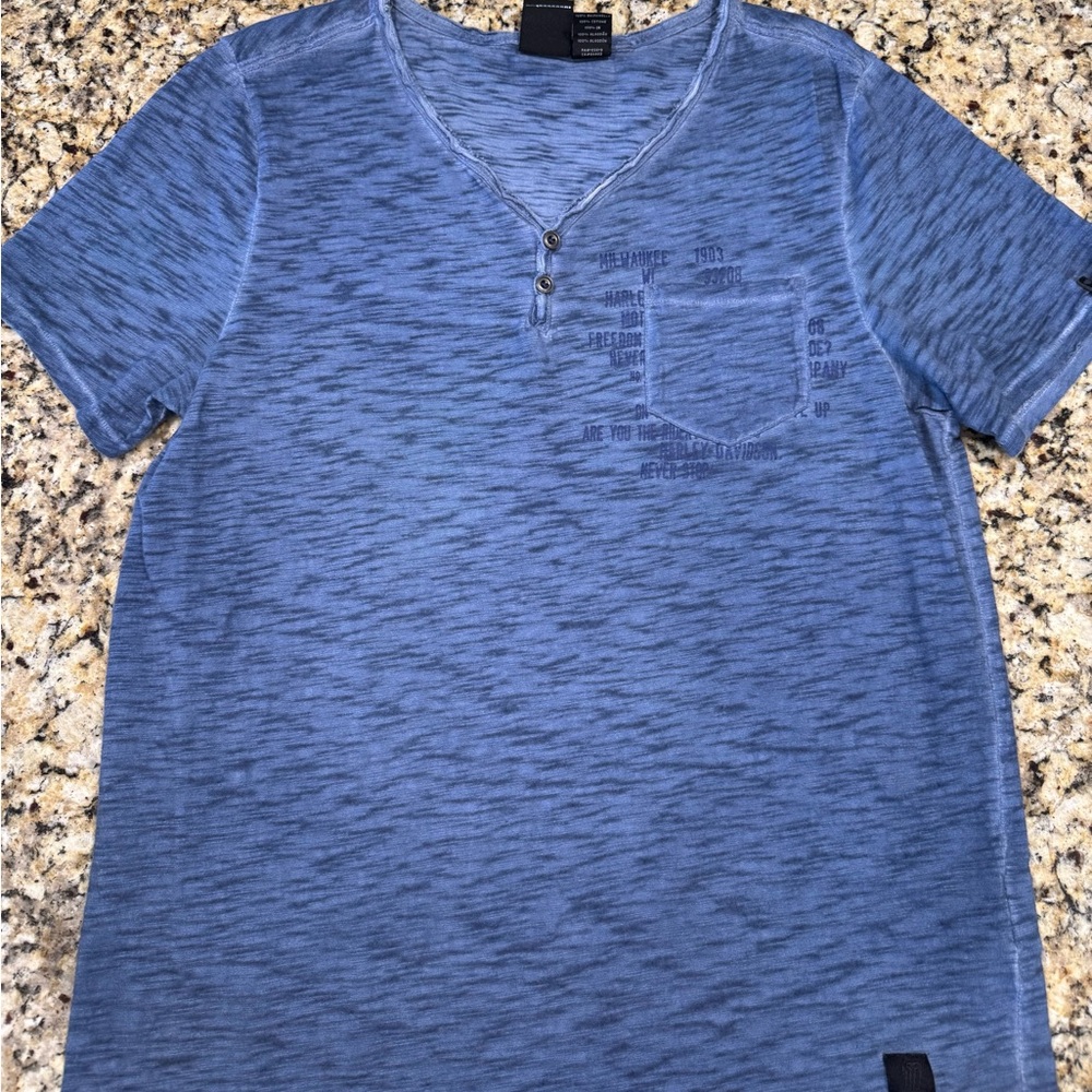 Harley-Davidson Blue Short Sleeve Tee